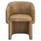 Verity Barrel Back Vegan Leather Dining Chair by Modway