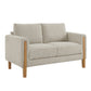 Hawken Boucle Fabric Loveseat by Modway