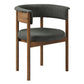Clea Curved Upholstered Dining Chairs Set of 2