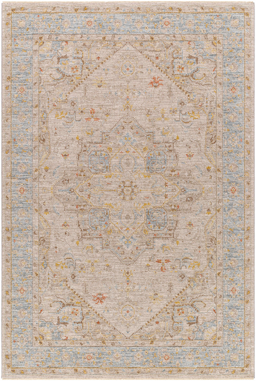 Ehan Cream Thick Luxe Oushak Rug
