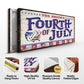 4th of July Personalized Welcome Sign