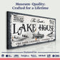 Lake House Sign IX