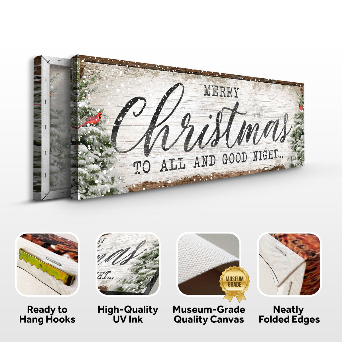 Merry Christmas To All And Goodnight Sign - view 6