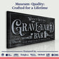 Wicked Witches' Graveyard Bar Halloween Sign II - view 5