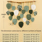 Elodie Monstera Mixed Macrame Leaves Wall Hanging
