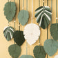 Elodie Monstera Mixed Macrame Leaves Wall Hanging