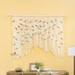 Ethereal Macrame Leaf Curtain Wall Hanging