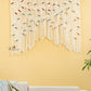 Ethereal Macrame Leaf Curtain Wall Hanging