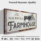 Rustic Farmhouse Sign X
