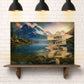 Mountain Sunrise Family Names Sign