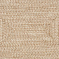 Cream Braided Faux Jute Outdoor Rug