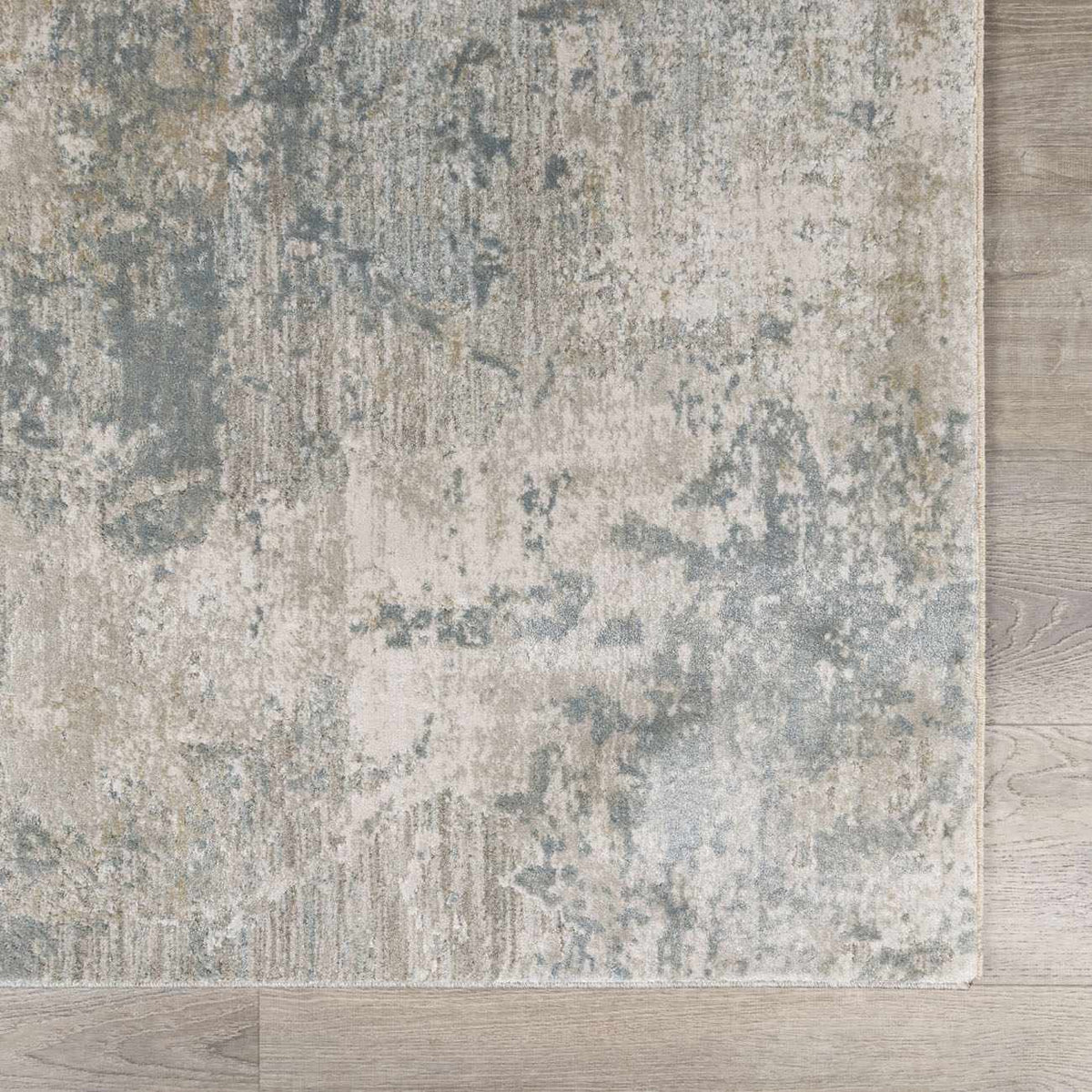 Fallin Gray Thick Luxe Abstract Striped Rug