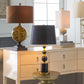 Zell Gold Crystal Table Lamp - Clearance