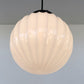 Authentic MID CENTURY 1960's Milk Glass PENDANT Light