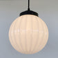 Authentic MID CENTURY 1960's Milk Glass PENDANT Light
