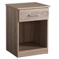 Charming Casual Nightstand In Sandle Wood