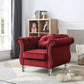 Charming Transitional Flared Armchair