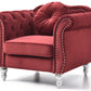 Charming Transitional Flared Armchair
