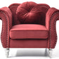 Charming Transitional Flared Armchair