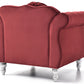 Charming Transitional Flared Armchair