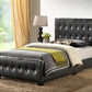 Stylish Transitional Twin Bed In Sleek