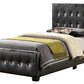 Stylish Transitional Twin Bed In Sleek
