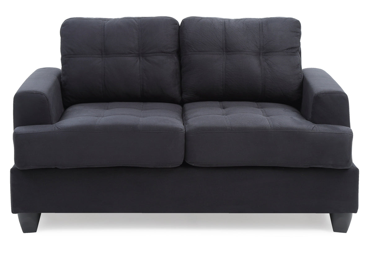 Cozy Transitional Loveseat For Two