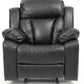 Elegant Padded Arm Recliner