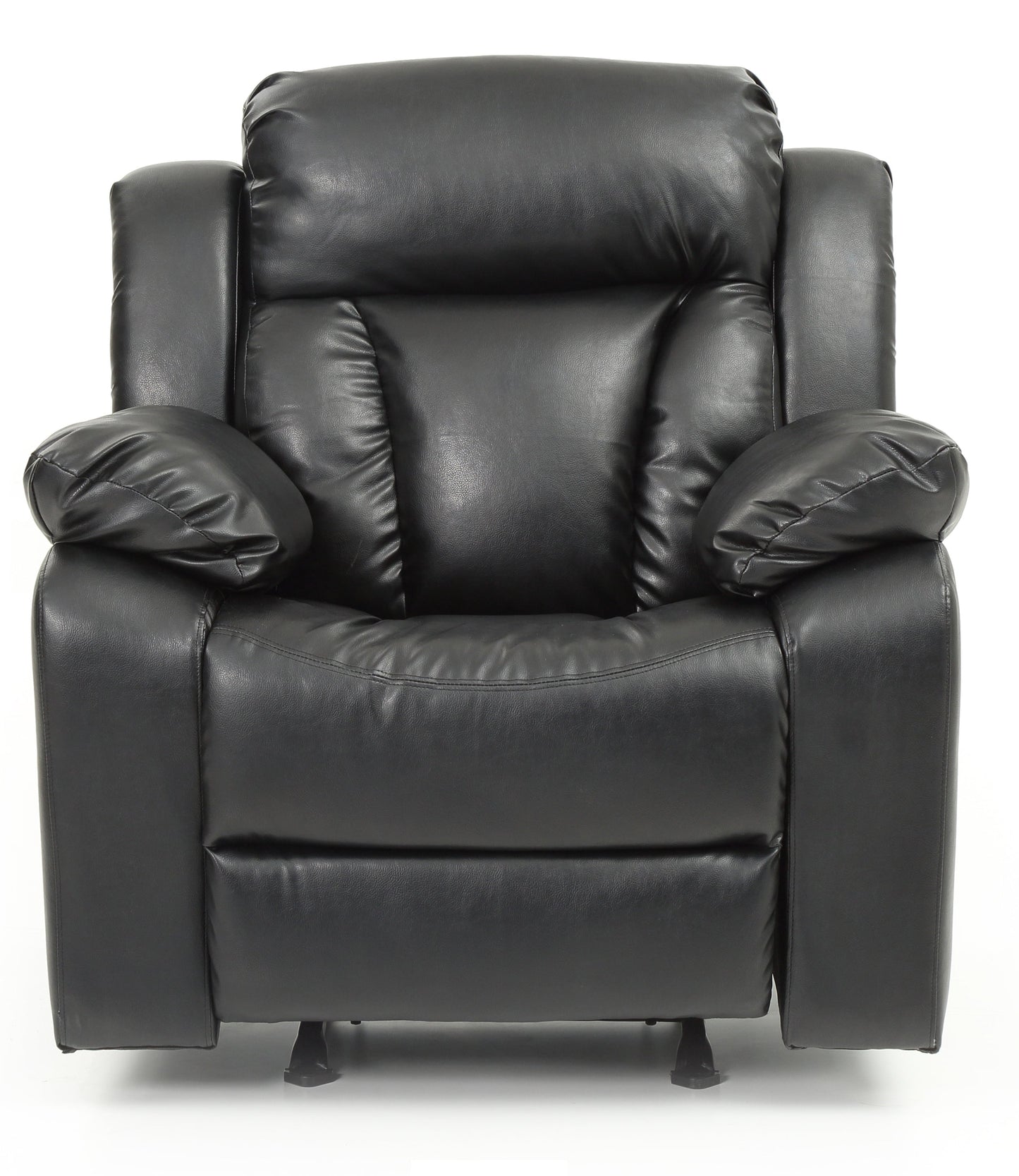 Elegant Padded Arm Recliner