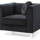 Sleek Modern Sloped Armchair