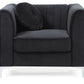 Sleek Modern Sloped Armchair