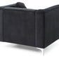 Sleek Modern Sloped Armchair