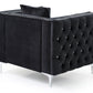 Sleek Contemporary Track Arm Chair