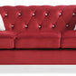 Raisa G869A-S Sofa - Burgundy