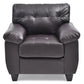 Contemporary Padded Chair In Cappuccino