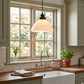 Authentic Antique Milk Glass Pendant Light | 6", 8" and 10"