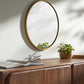 Guindarohan Gold Frame Round Mirror