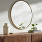 Guindarohan Gold Frame Round Mirror