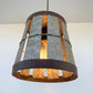 Galvanized Open Weave INDUSTRIAL Pendant Light