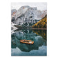 Forest Mountain Lake Famous Scenery Poster Nordic Style Canvas Print Nature Landscape Art Painting Wall Picture Home Decoration