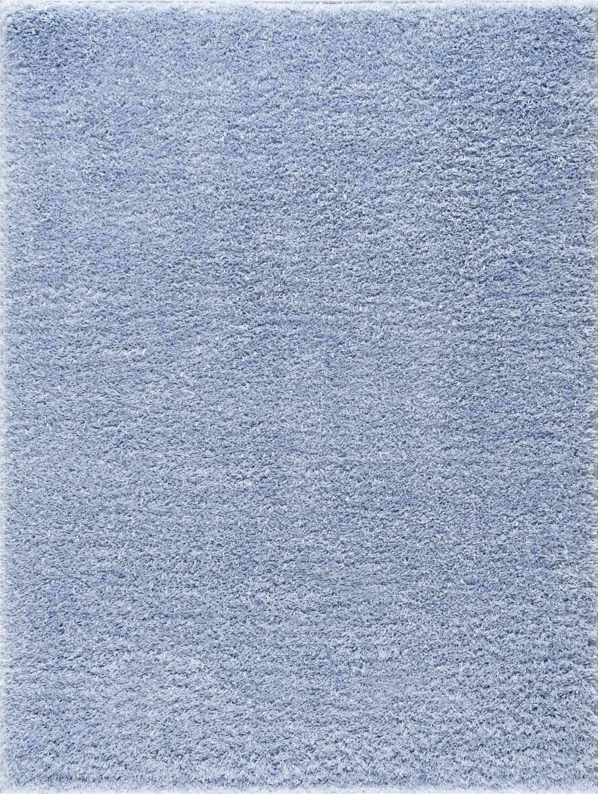 Faina Solid Aqua Shag Washable Area Rug - Clearance