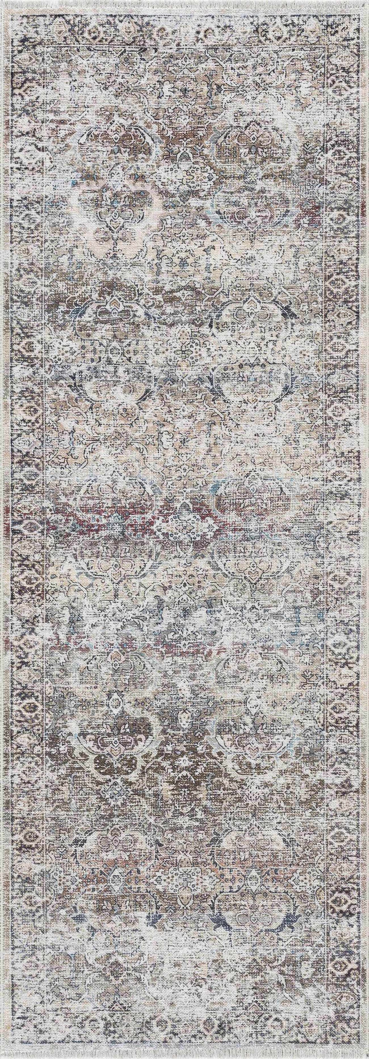 Olive Holi-2304 Washable Area Rug