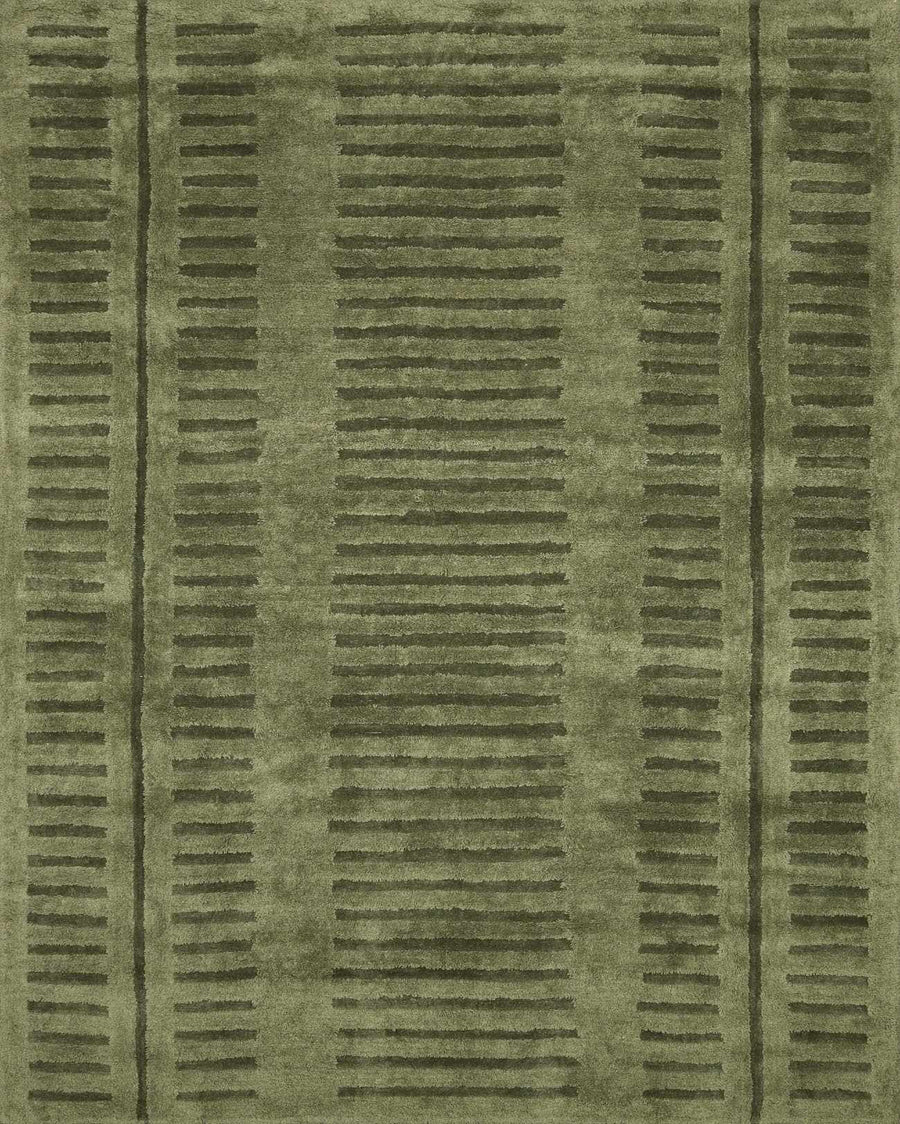 Washable Wool Rug - Green - Clearance