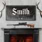 Rustic Family Antler Sign III