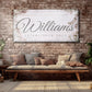Family Name Sign