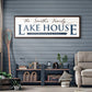 Family Lake House Arrow Sign III