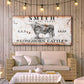 Longhorn Rustic Cattle Sign III