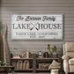 Family Lake House Paddle Sign