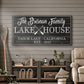 Family Lake House Paddle Sign II