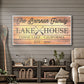 Family Lake House Paddle Sign III